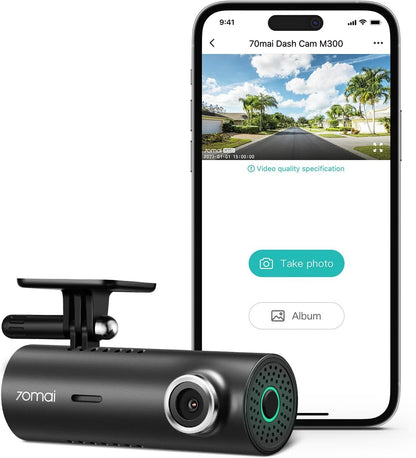 Wifi Camara Seguridad Para Auto Record Accidentes Salpicadero Dash Cam 1296P QHD