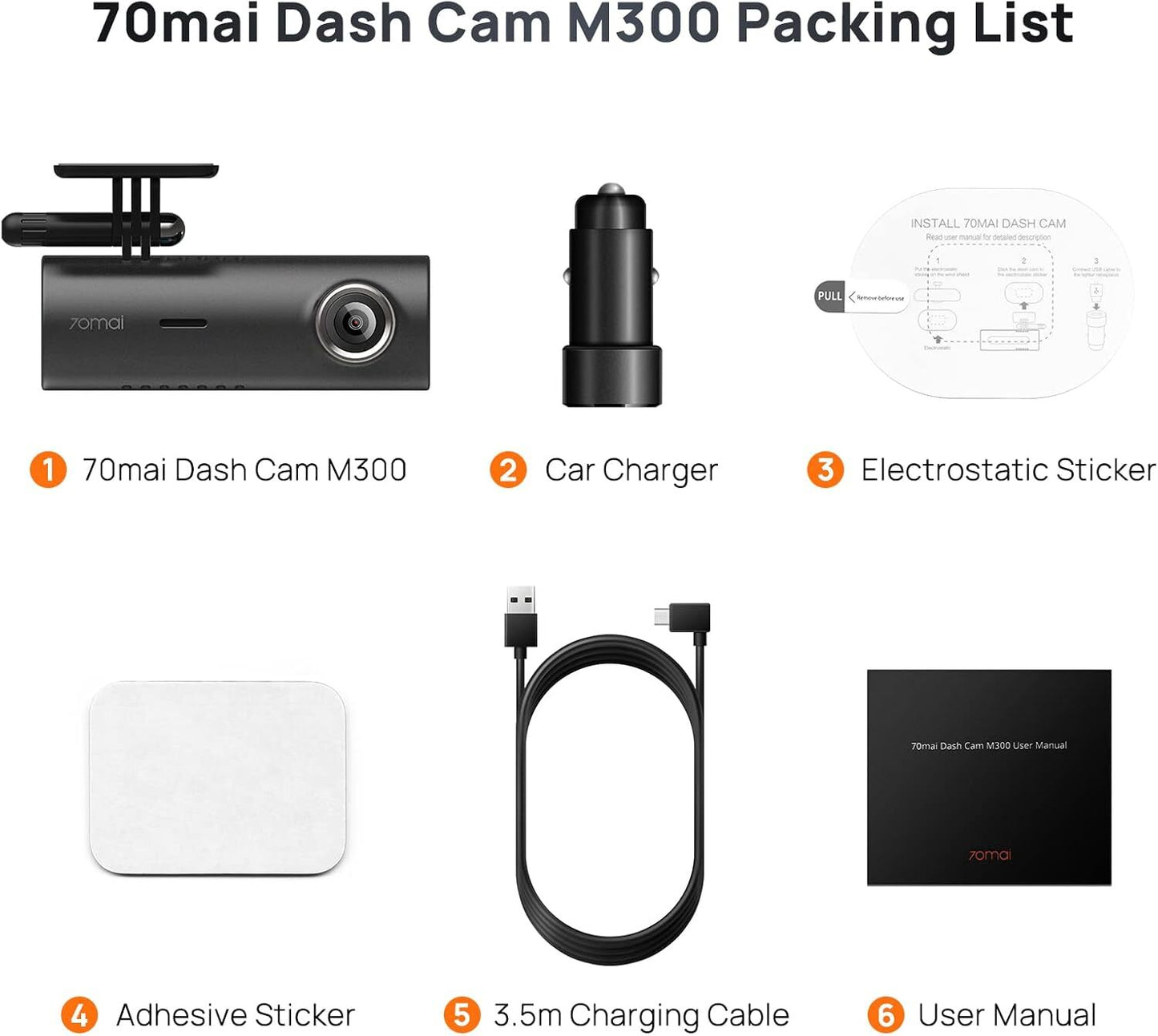 Wifi Camara Seguridad Para Auto Record Accidentes Salpicadero Dash Cam 1296P QHD