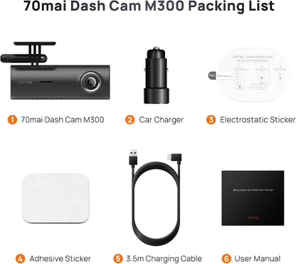 Wifi Camara Seguridad Para Auto Record Accidentes Salpicadero Dash Cam 1296P QHD