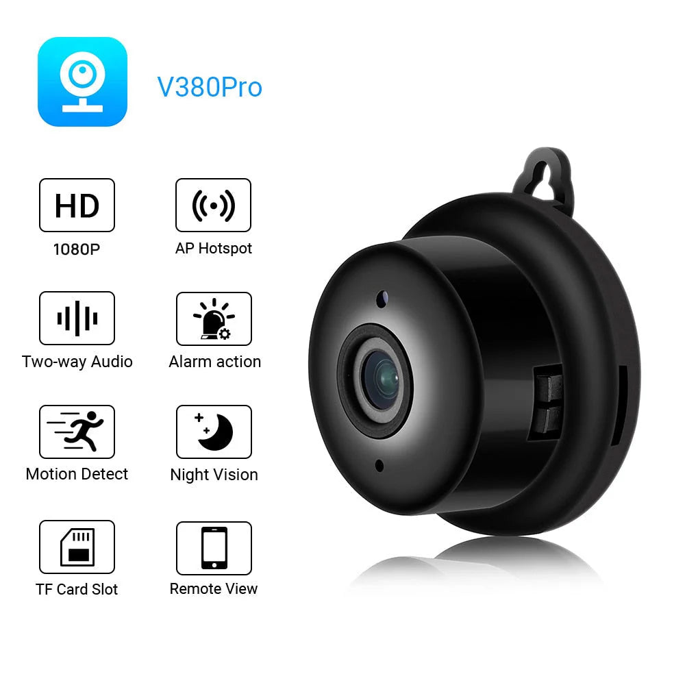 Pro Beveiligingscamera Met Wifi 1080P HD | Mét Nachtvisie!