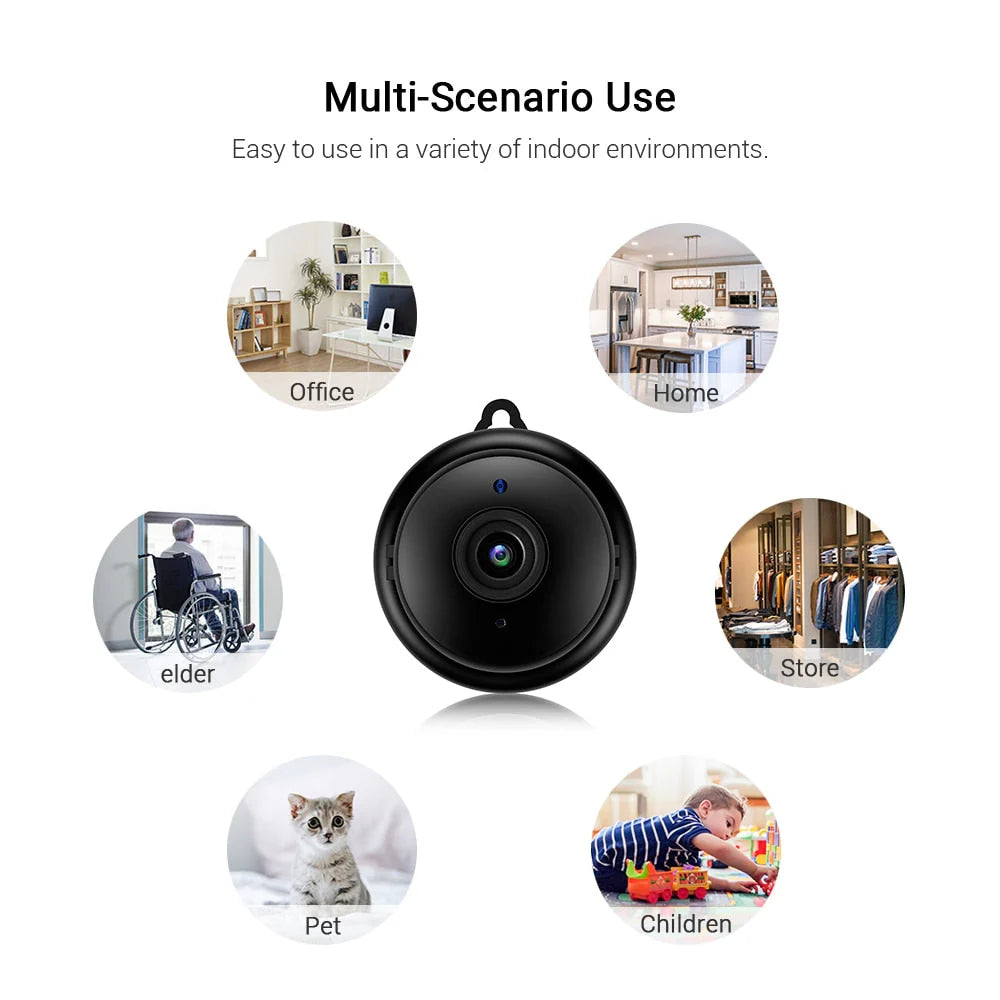 Pro Beveiligingscamera Met Wifi 1080P HD | Mét Nachtvisie!